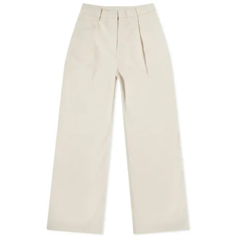 Wide Leg Casual Trousers