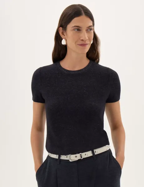 HUSH Supersoft Crew Neck T-Shirt Grey