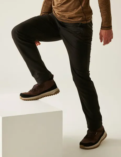 Regatta Highton Water Repellent Trekking Trousers Black