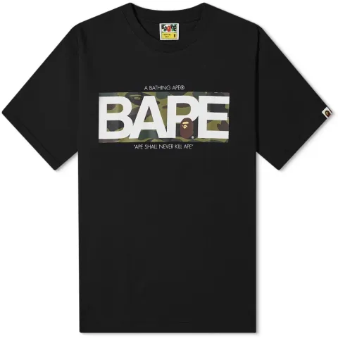 1st Camo BAPE Logo T-Shirt