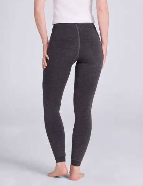 Mountain Warehouse Fluffy Fleece Lined IsoTherm Leggings Charcoal