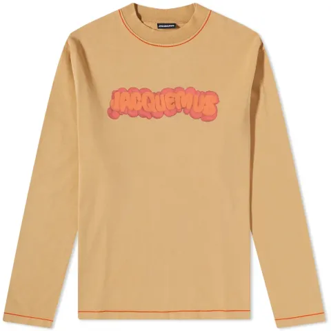 Long Sleeve Paste Logo T-Shirt