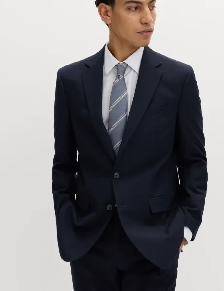Marks & Spencer Regular Fit Machine Washable Suit Jacket Navy