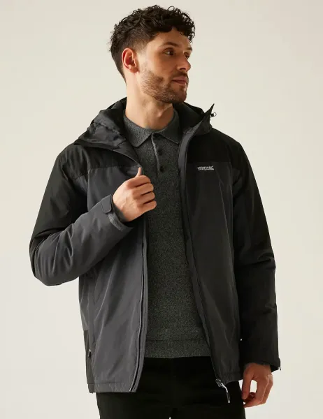 Regatta Thornridge Waterproof Jacket Black Mix