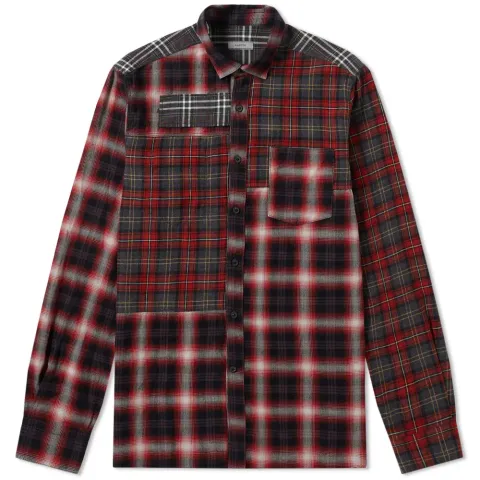 Multi Panel Check Shirt