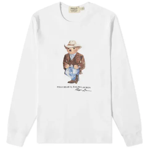 Long Sleeve Cowboy Bear Tee