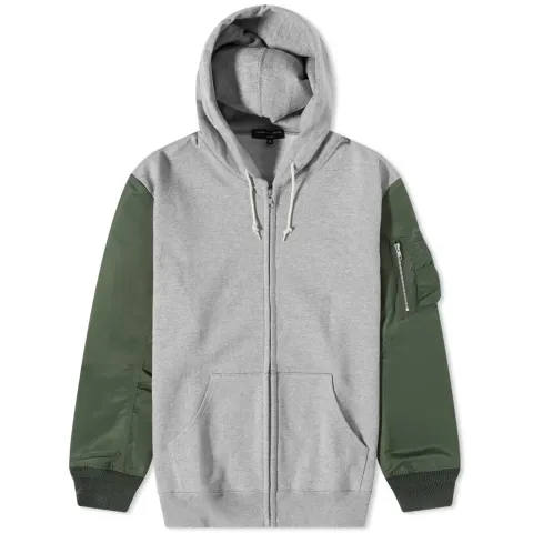 Ma1 Sleeve Zip Hoodie
