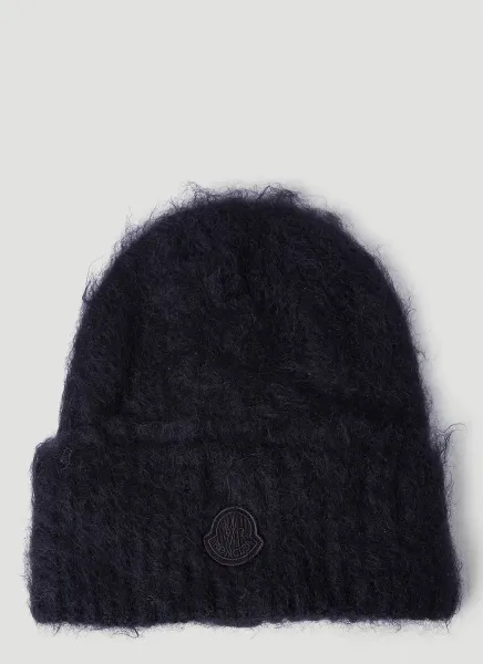Fuzzy Knit Beanie Hat