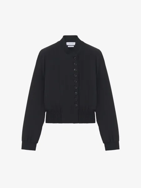 Silk Bomber Jacket