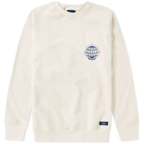 Globe Print Sweat