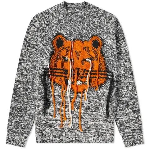 K-Tiger Intarsia Knit Crew