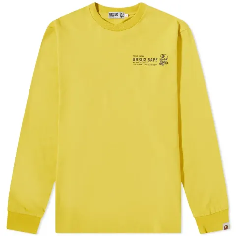 BAPE Long Sleeve Ursus Camo Tape T-Shirt