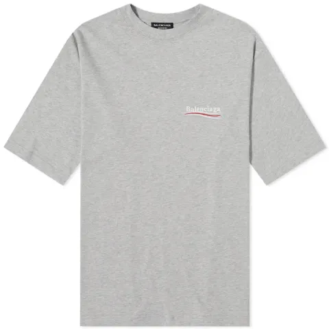 Oversized Political Campaign Logo T-Shirt