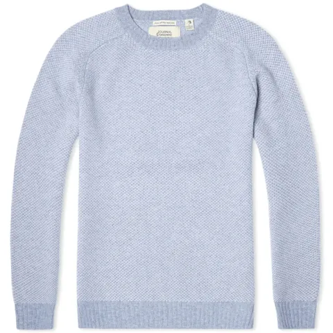 Dappled Weave Crew Neck Sweater