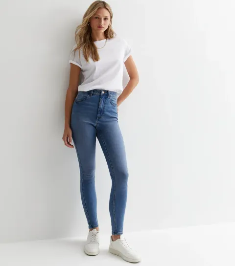 Women's Blue Lift & Shape Jenna Skinny Jeans
