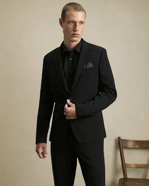 River Island Skinny Fit Stretch Suit Jacket
