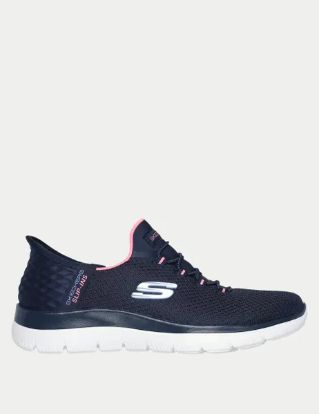 Skechers Summits Diamond Dream Slip-In Trainers Navy Mix
