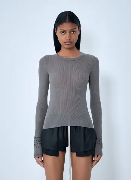 Ribbed Long Sleeve T-Shirt