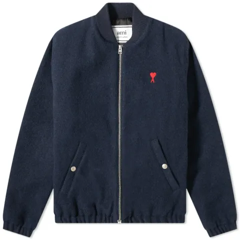 AMI Heart Logo Bomber Jacket