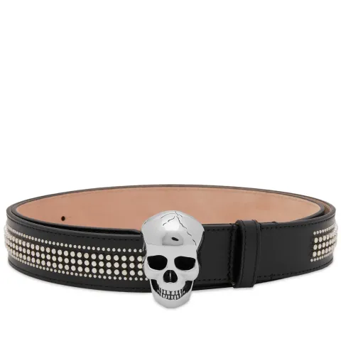 3D Skull & Studs Belt