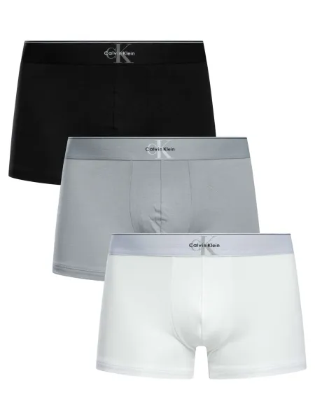 Calvin Klein 3 Pack Graphic Monogram Trunks