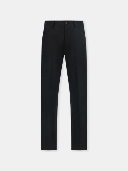 TWILL BOOTCUT PANT - Black