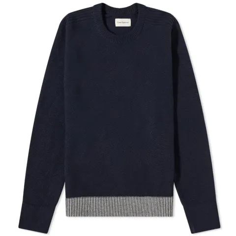 Blenheim Contrast Hem Crew Knit