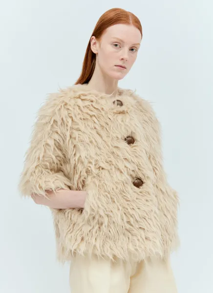 Long-Haired Wool Cape