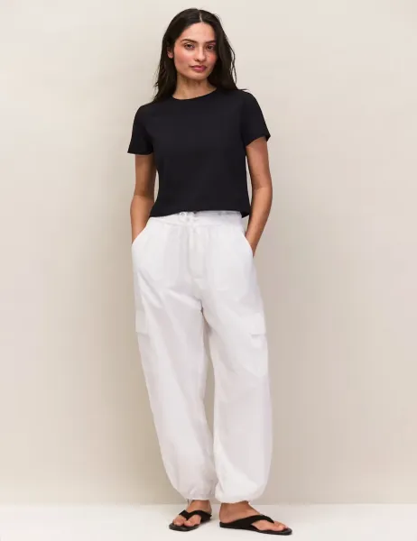 RO&ZO Pure Cotton Cargo Cuffed Trousers