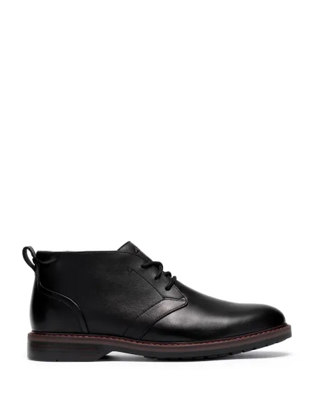 Clarks Leather Chukka Boots Black