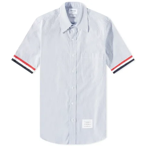 Grosgrain Tricolor Short Sleeve Shirt