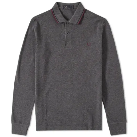 Fred Perry Long Sleeve Twin Tipped Polo