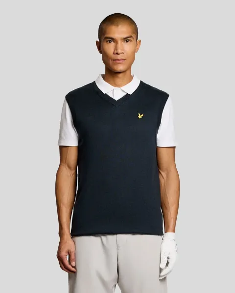Lyle & Scott Lightweight Knitted V-Neck Vest