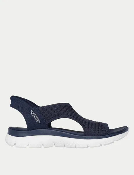 Skechers Summits Slip On Wide Fit Slingback Sandals Navy