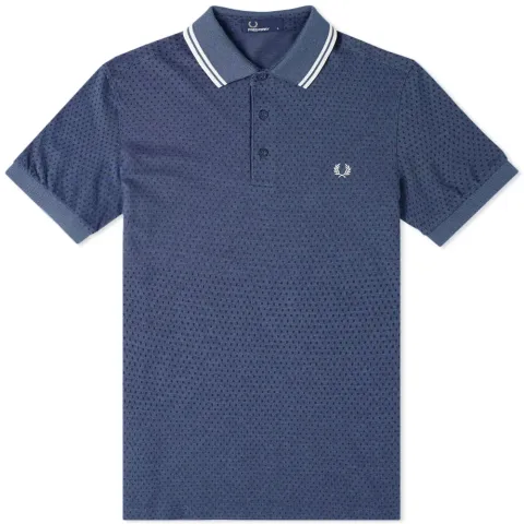 Fred Perry Geometric Print Pique Polo