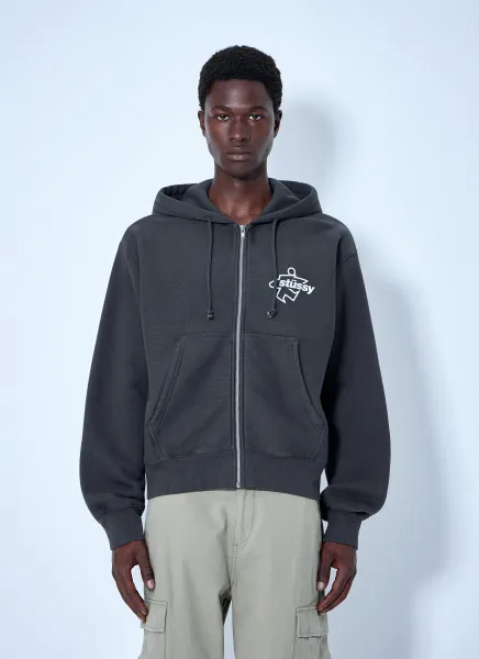 Surf Size Dyed Zip Hoodie