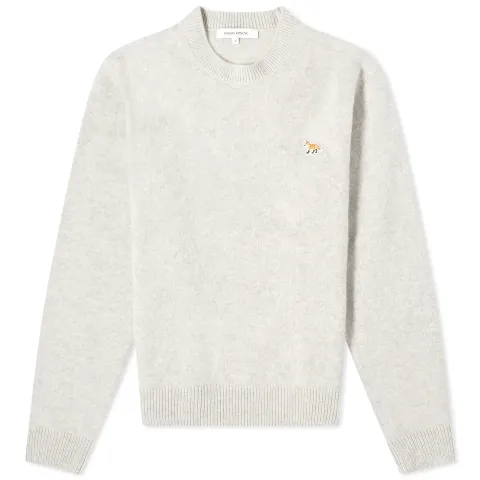 Baby Fox Patch Crew Knit
