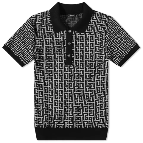 Monogram Knitted Polo