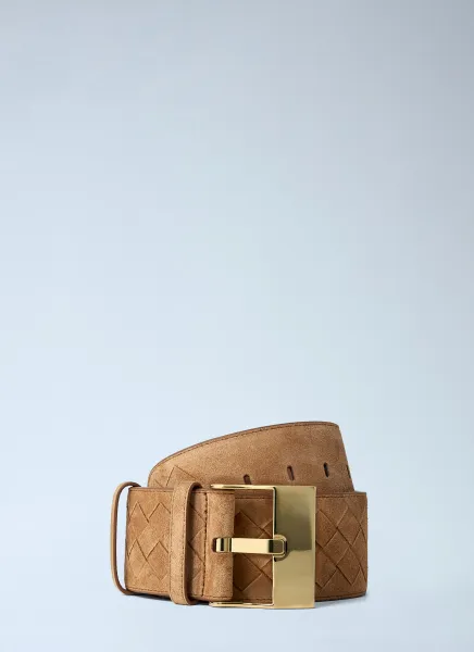 Large Suede Watch Belt