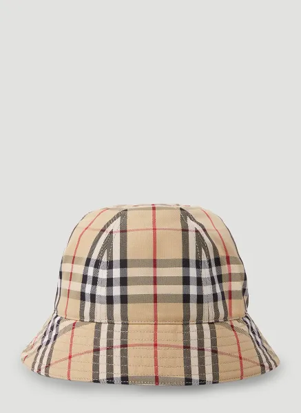 Signature Check Bucket Hat