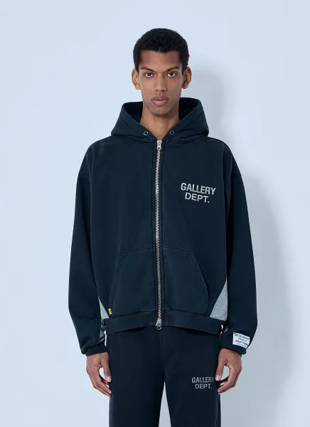 Zip-Up Logo Hoodie