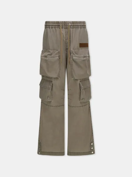 DRAWSTRING CARGO PANT - Espresso