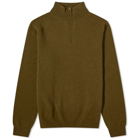 Lambswool Half Zip Knit