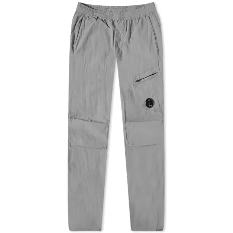 Lens Pocket Drawstring Nylon Track Pant