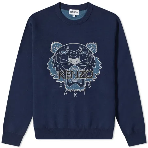 Festive Tiger Crew Knit