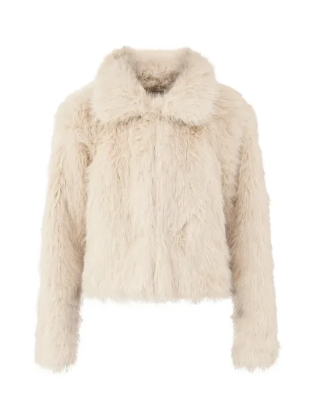Only Faux Fur Jacket - Pumice