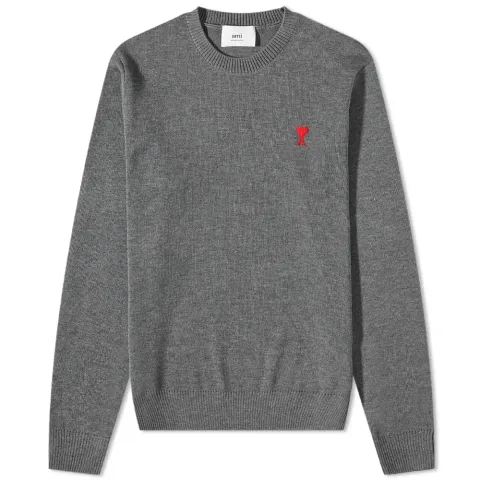 AMI Small A Heart Crew Knit