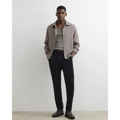 River Island Slim Fit Fine Textured Trousers