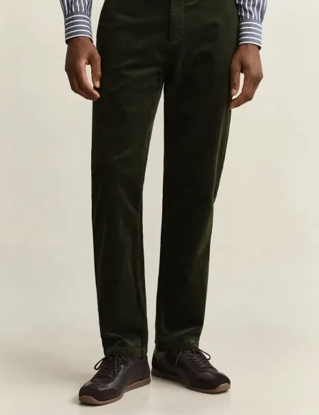 Gant Regular Fit Cotton Rich Corduroy Chinos