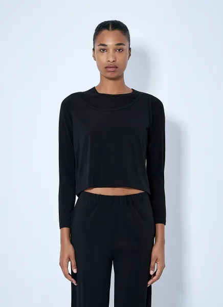 Long Sleeve Cropped Top